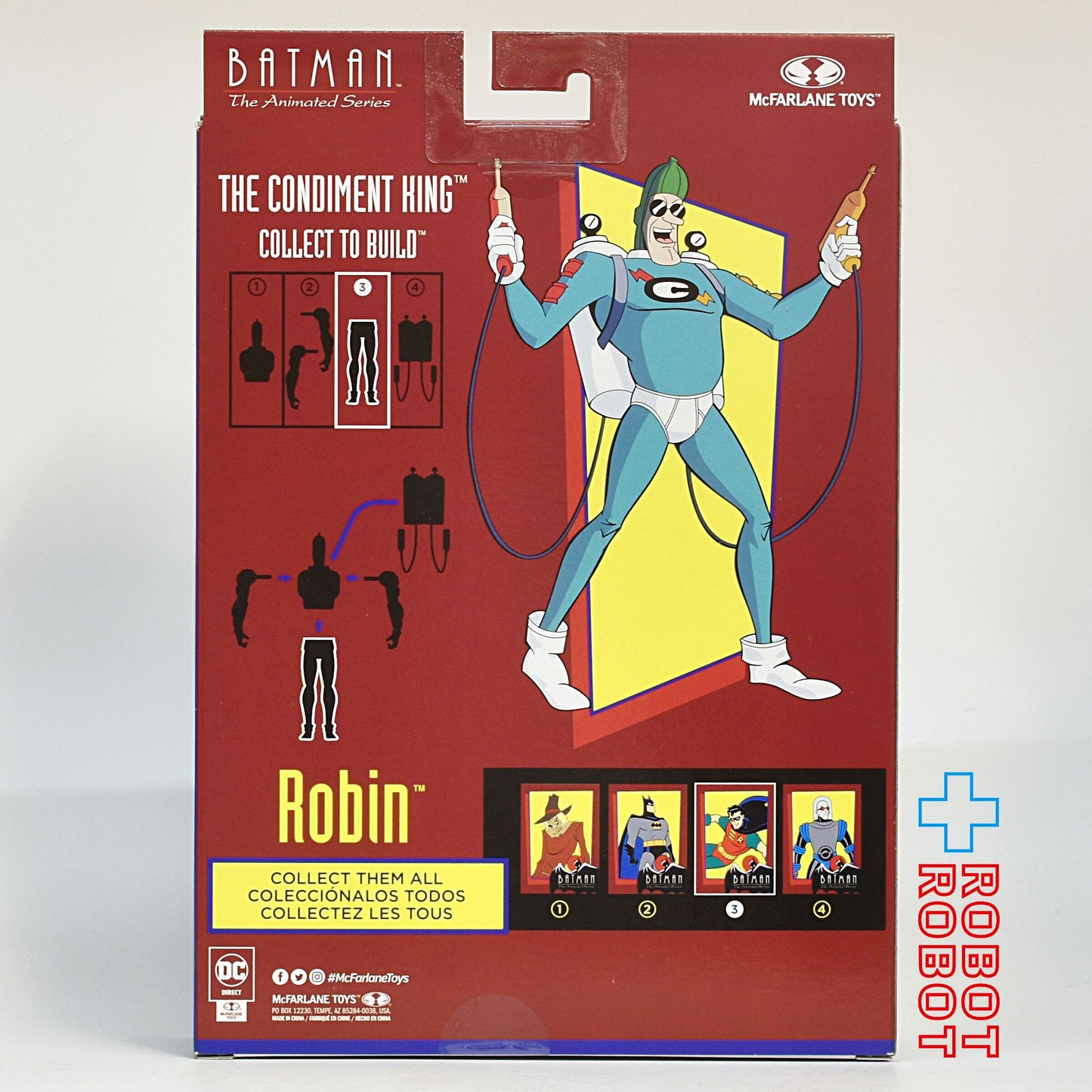 マクファーレン・トイズ DCダイレクト バットマン アニメイテッド #02 ロビン 6インチ アクションフィギュア 国内版 未開封