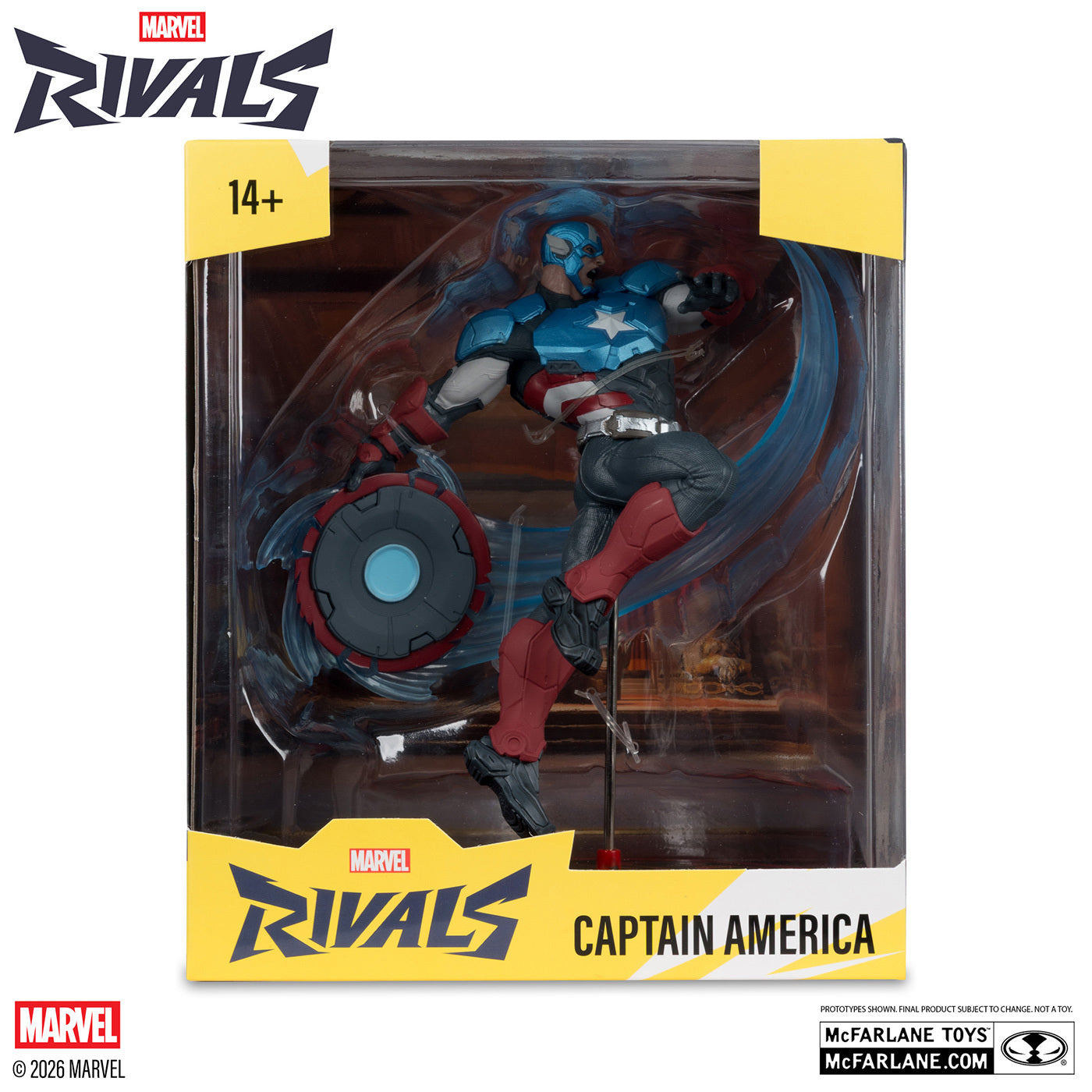 マクファーレン・トイズ マーベル・ライバルズ シーン・フィギュア #005 キャプテン・アメリカ 1/10 スタチューフィギュア 未開封