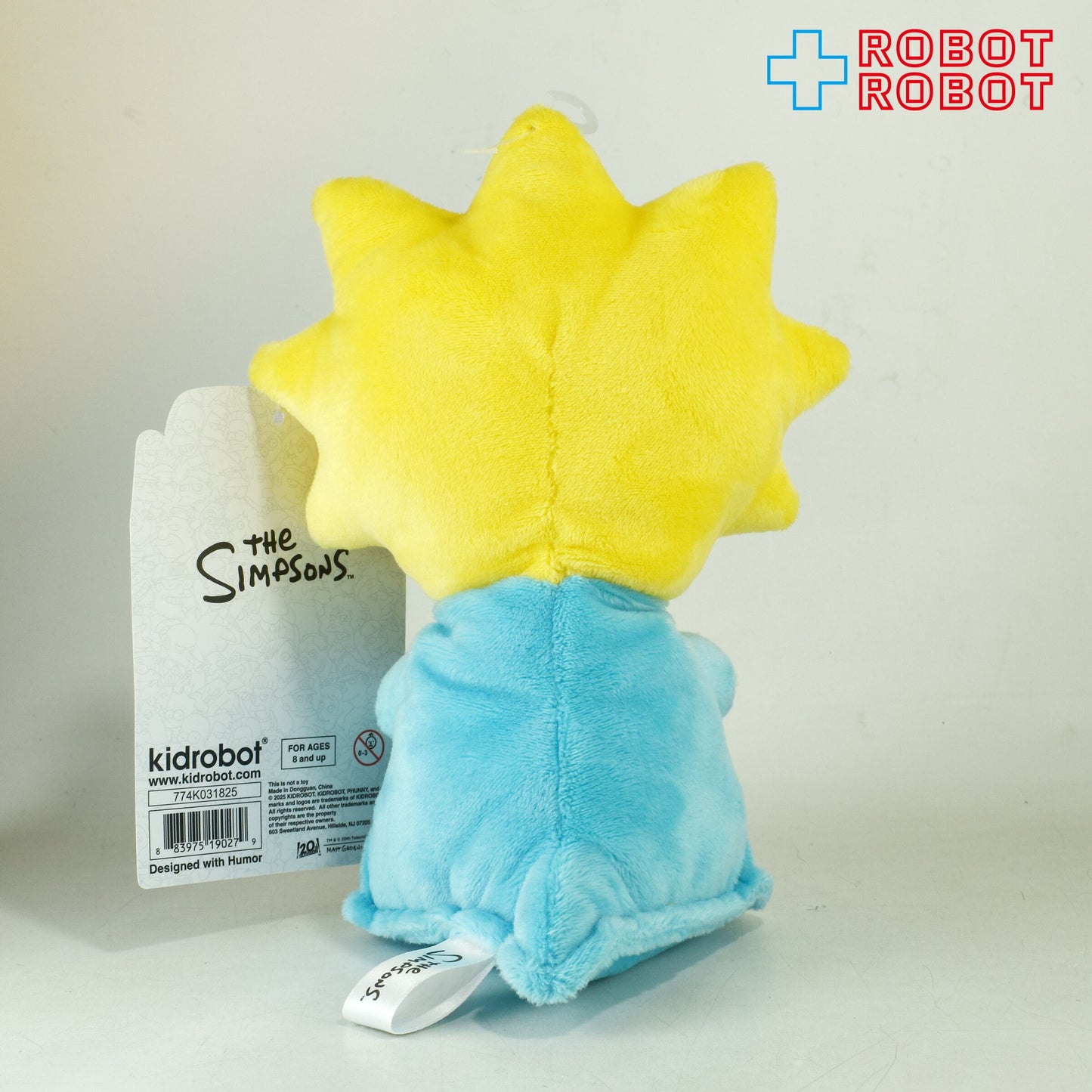 キッドロボット シンプソンズ マギー ファニープラッシュ ぬいぐるみ人形 紙タグ付き