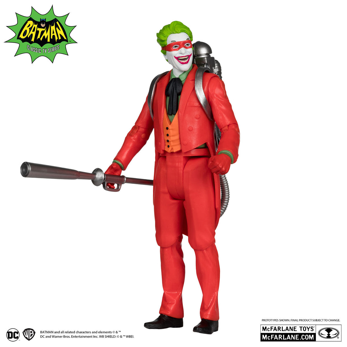 DCレトロ TVドラマ バットマン1966年 TVシリーズ #40 ジョーカー (マスク) 6インチ アクションフィギュア 国内版 未開封