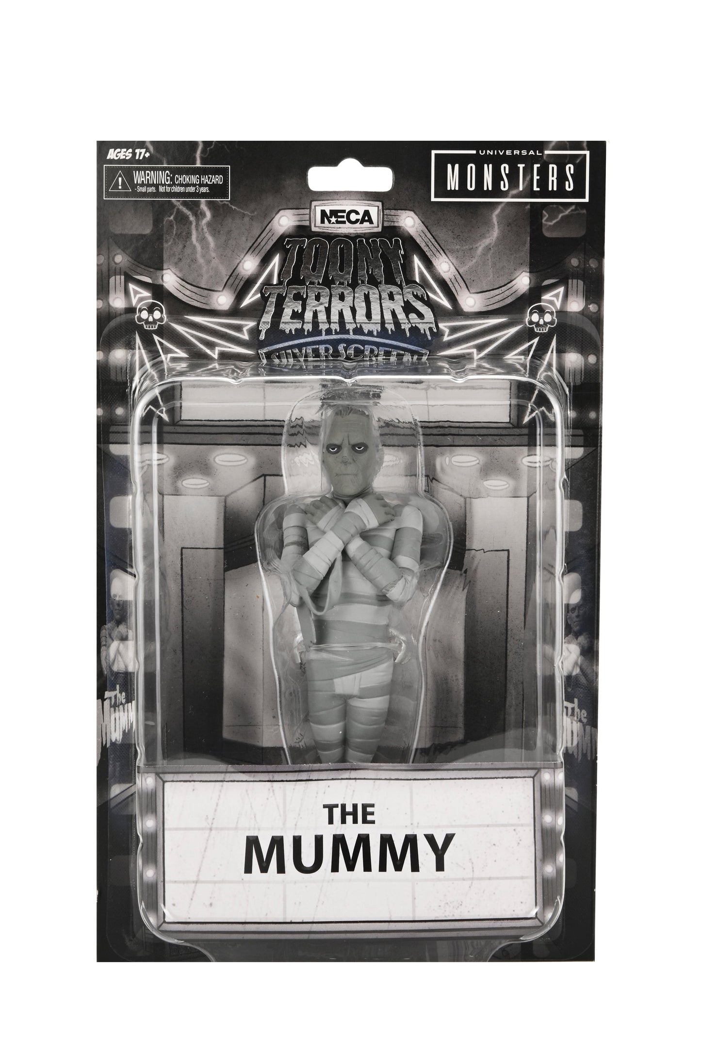 ネカ トゥーニーテラーズ スタイライズド ユニバーサルモンスターズ ミイラ男 シルバースクリーン Ver. 6インチ アクションフィギュア 未開封