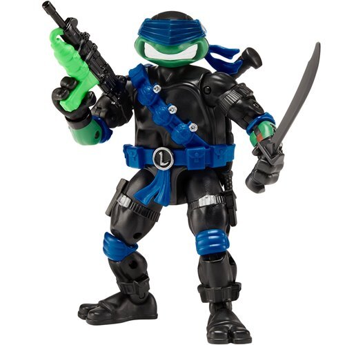 プレイメイツ ティーンエイジ・ミュータント・ニンジャ・タートルズ TMNT x G.I.ジョー レオナルド as スネーク・アイズ アクションフィギュア 未開封