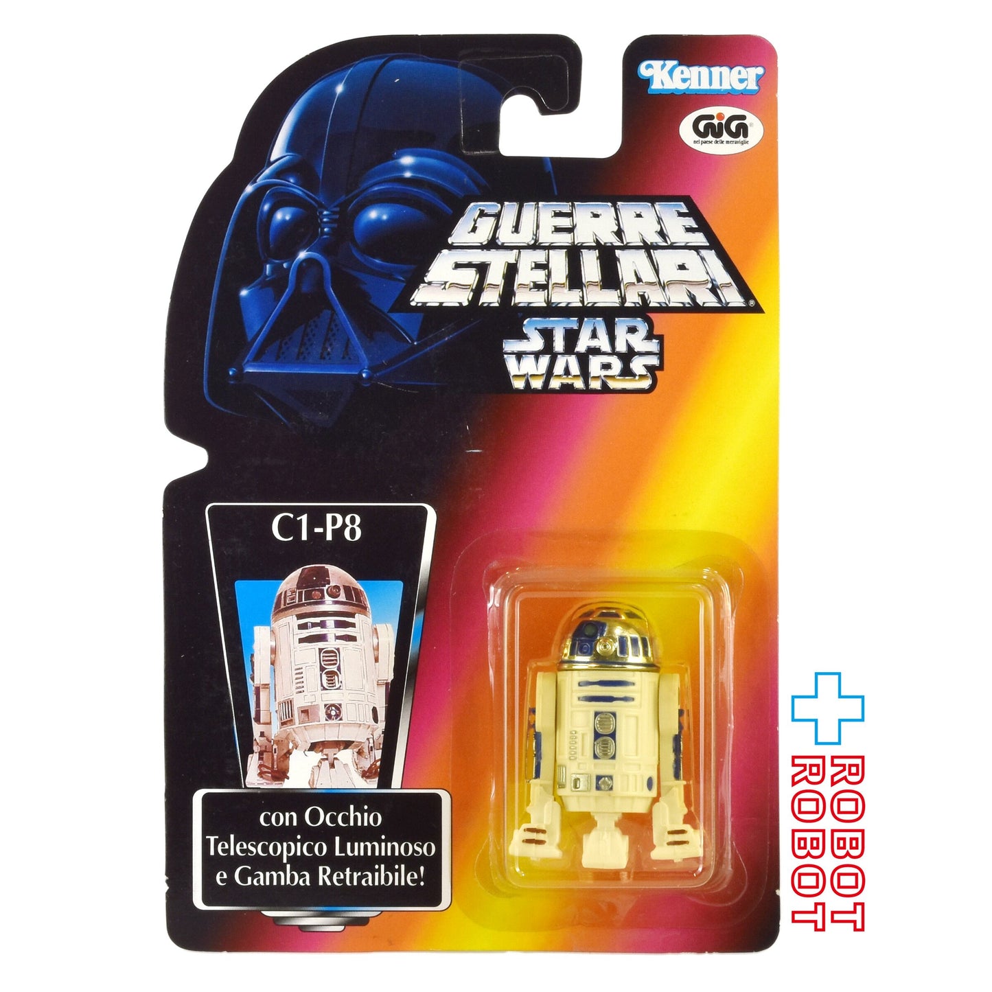 スター・ウォーズ POTF2 レッドカード R2-D2 / C1-P8 イタリアGIG版 アクションフィギュア 未開封