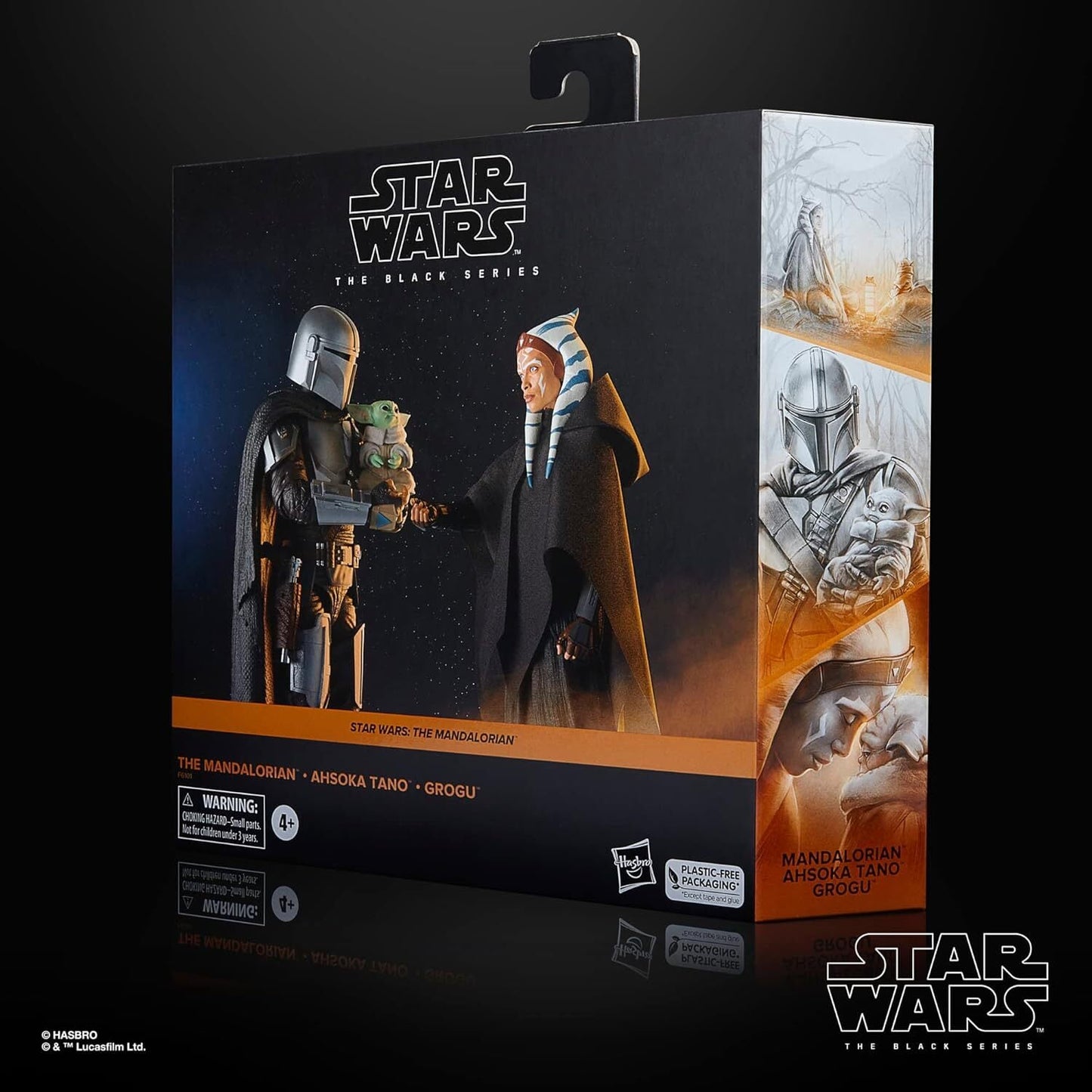 スター・ウォーズ ブラックシリーズ #MAN マンダロリアン/アソーカ・タノ/グローグー [マンダロリアン] 6インチフィギュア 未開封
