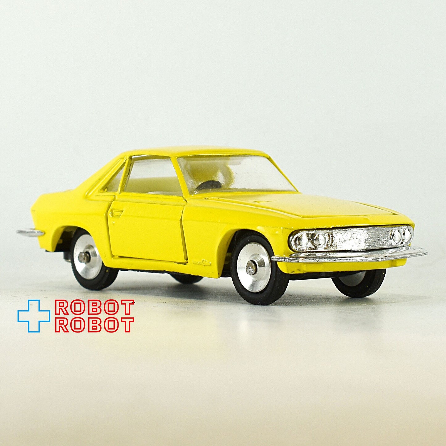 アサヒ玩具 モデルペット No.32 ニッサンシルビア 黄色 白シート 1/40 ダイキャスト ミニカー 箱入