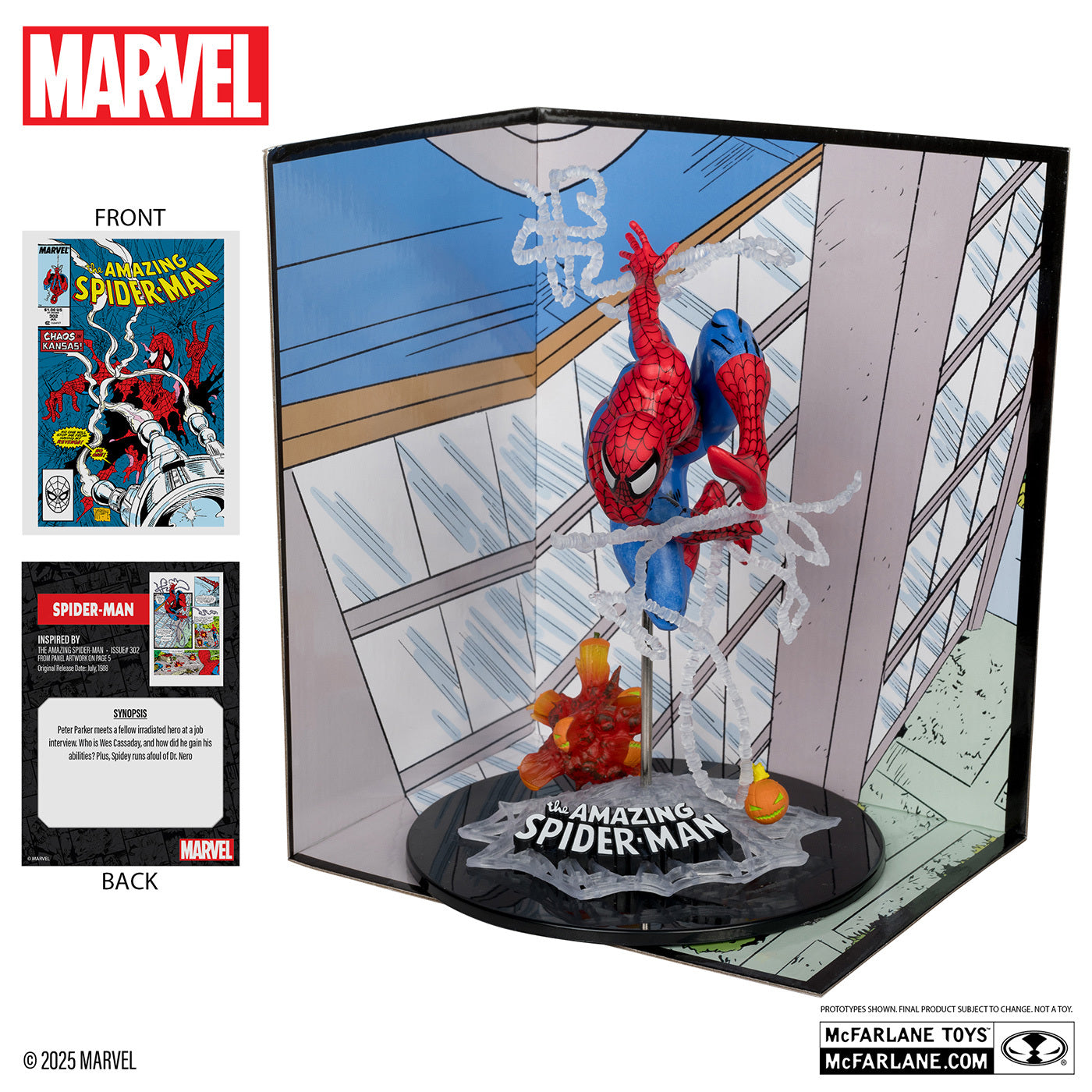 マクファーレン・トイズ マーベル シーン・フィギュア #012 スパイダーマン 1/10 スタチューフィギュア 未開封