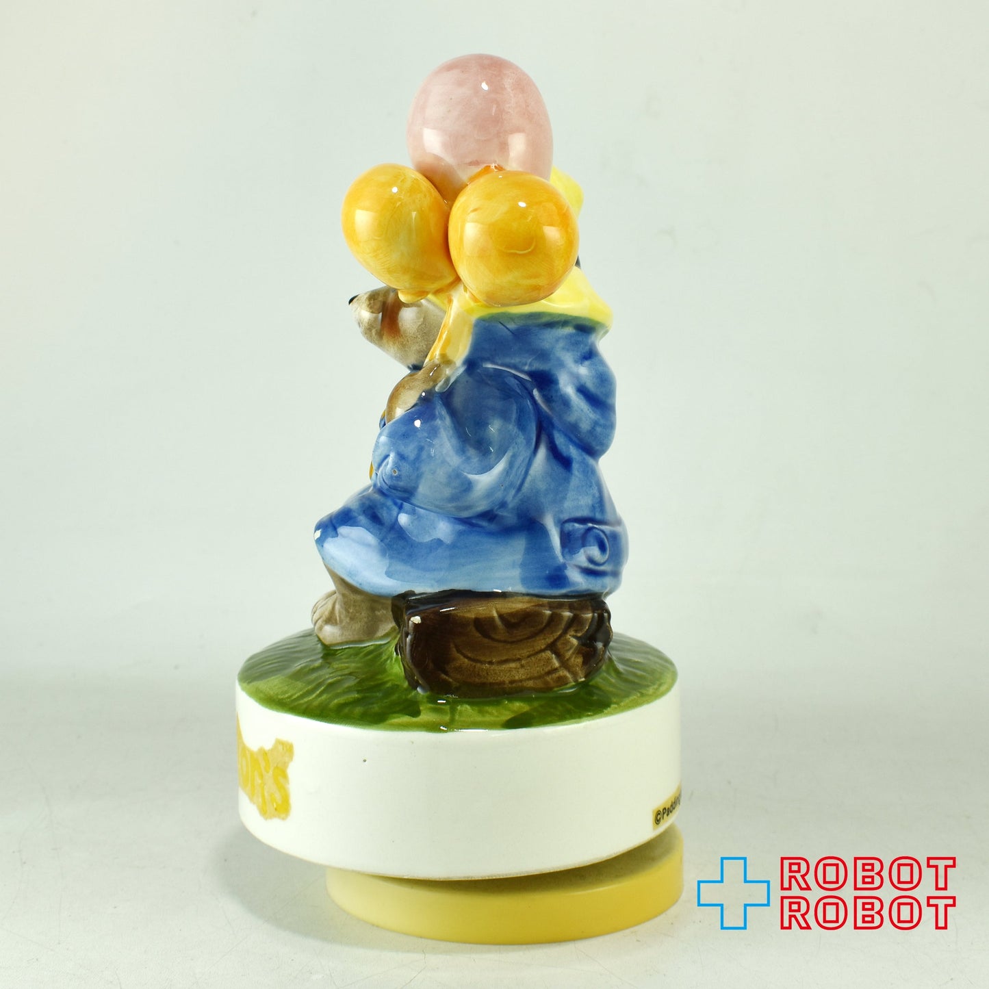 パディントン 風船持ち 陶器製オルゴール フィギュアリン
