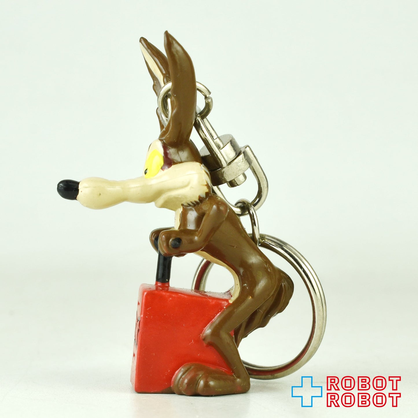 ワーナーブラザーズ ルーニー・テューンズ ワイリー・コヨーテ ダイナマイト PVC キーホルダー