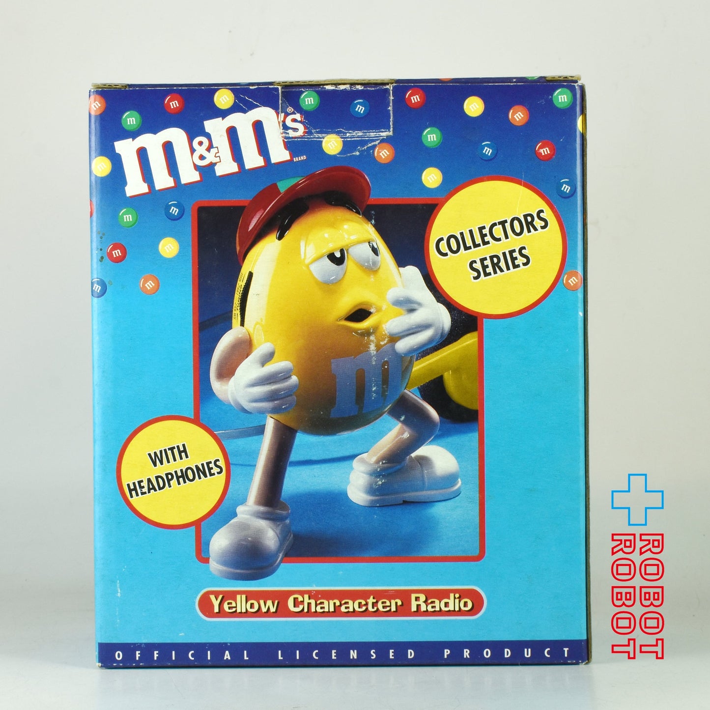 M&M's エムアンドエムズ コレクターシリーズ イエロー キャラクターラジオ フィギュア ヘッドフォン 箱付き