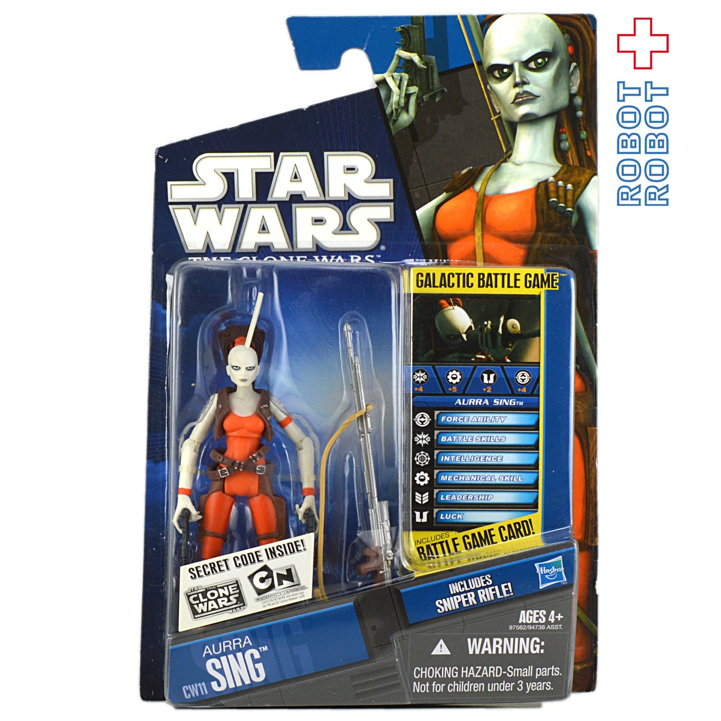 スター・ウォーズ CW2010 CW11 オーラ・シング クローン・ウォーズ 3.75インチ アクションフィギュア US版 未開封