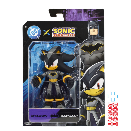 DC x ソニック・ザ・ヘッジホッグ ウェーブ2 シャドウ as バットマン 5インチ アクションフィギュア 未開封