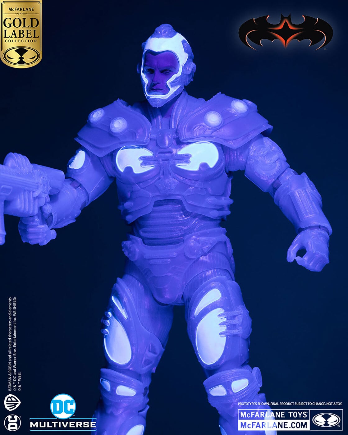 DC マルチバース バットマン & ロビン Mr.フリーズの逆襲 #315 Mr.フリーズ (ブラックライト版) 7インチ アクションフィギュア 国内版 未開封