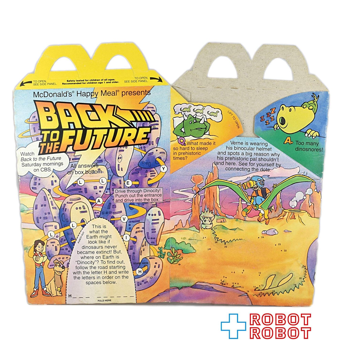マクドナルド 空箱 バック・トゥ・ザ・フューチャー ４種セット ハッピーミールトイ