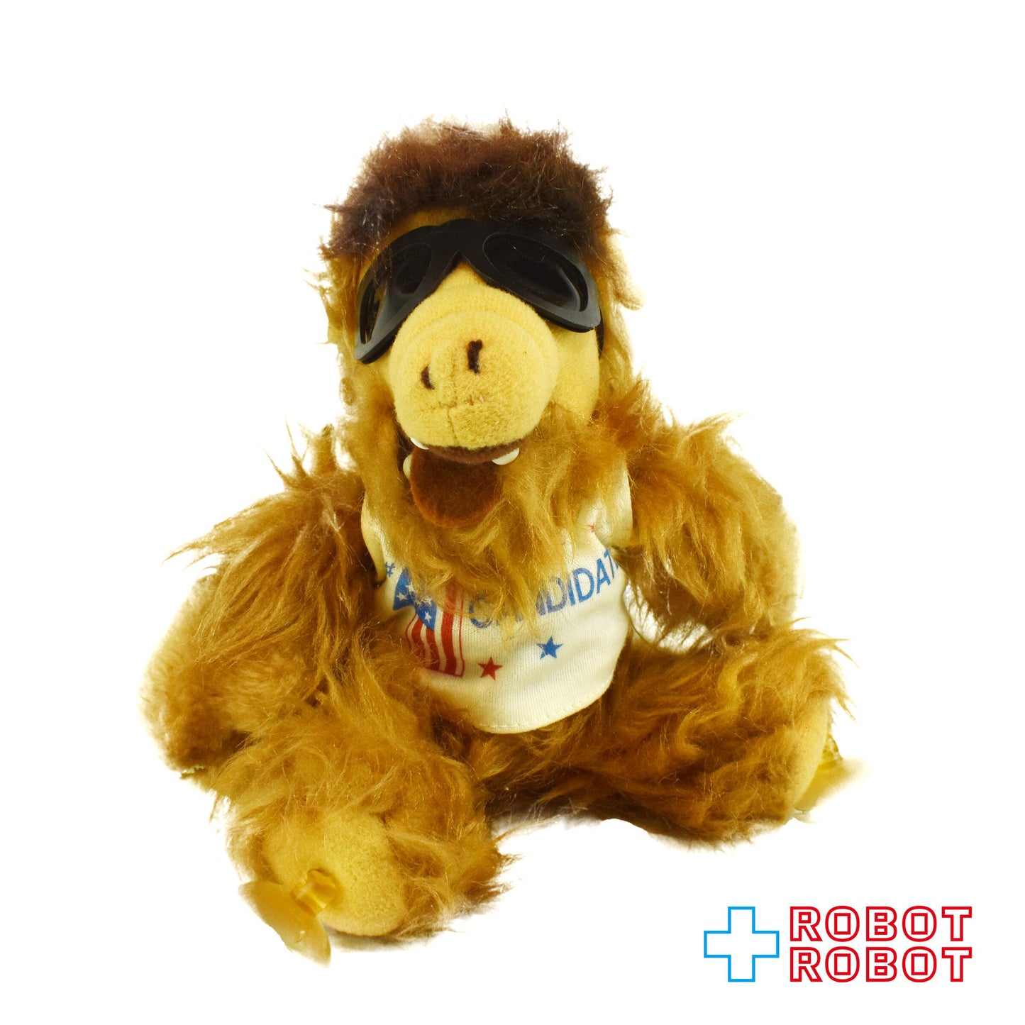 アルフ 吸盤付き ぬいぐるみ人形 キャンディデイト 白シャツ 9インチ