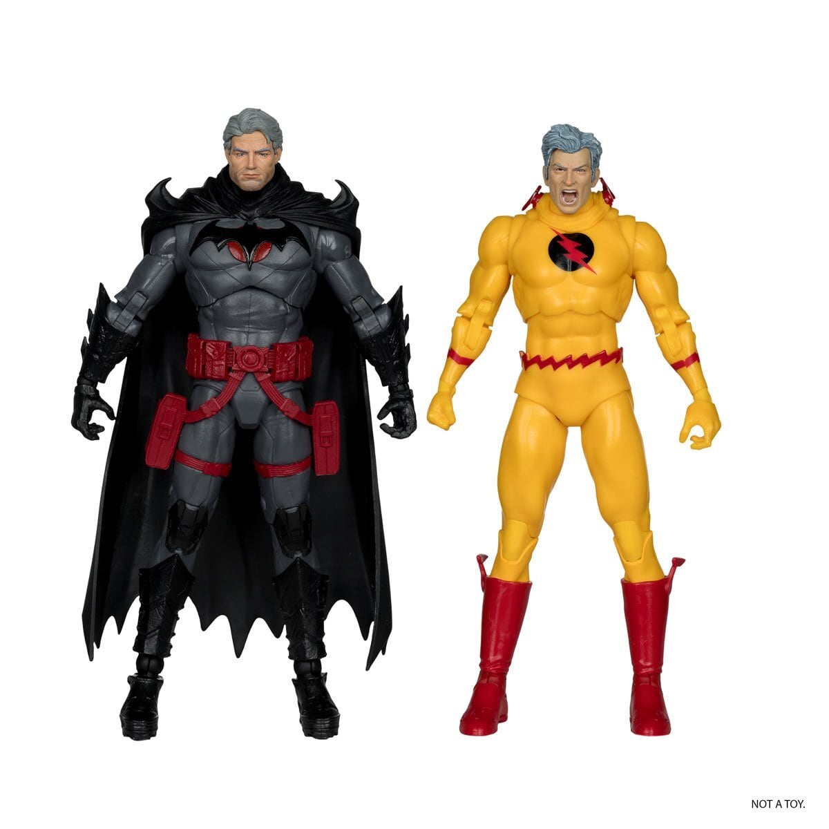 マクファーレン・トイズ DCマルチバース トーマス・ウェイン バットマン and プロフェッサー・ズーム (フラッシュポイント) 2パック 7インチ アクションフィギュア 未開封