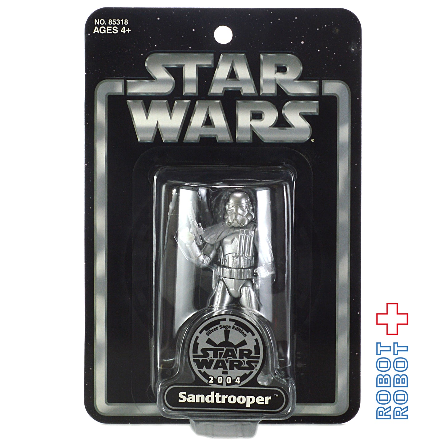 スター・ウォーズ シルバー サンドトルーパー 2004限定 3.75インチ アクションフィギュア 未開封 ※台紙にシワ