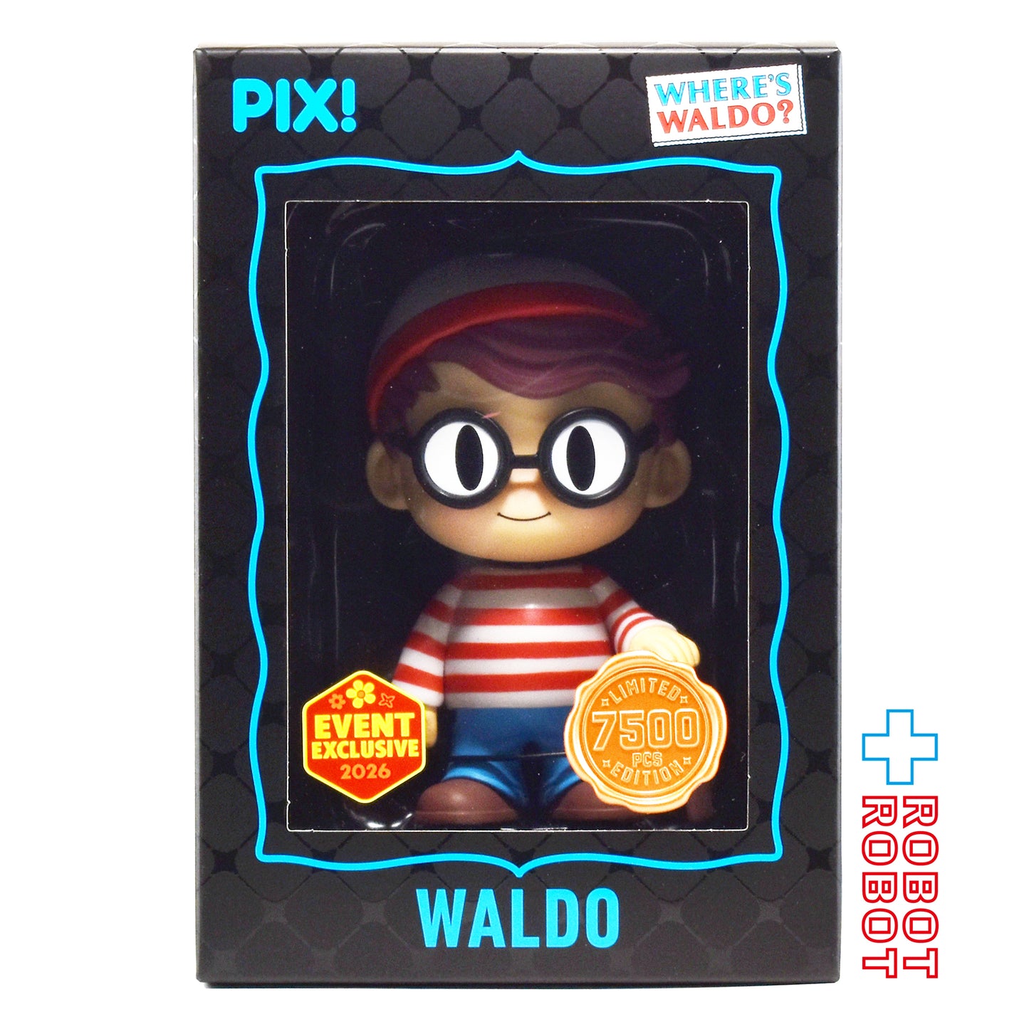 スリルジョイ PIX ピックス ウォーリーを探せ ! ウォーリー ビニールフィギュア 箱付