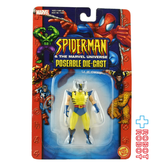 トイビズ スパイダーマン & マーベルユニバース ウルヴァリン ポーザブル ダイキャスト アクションフィギュア 2003 未開封