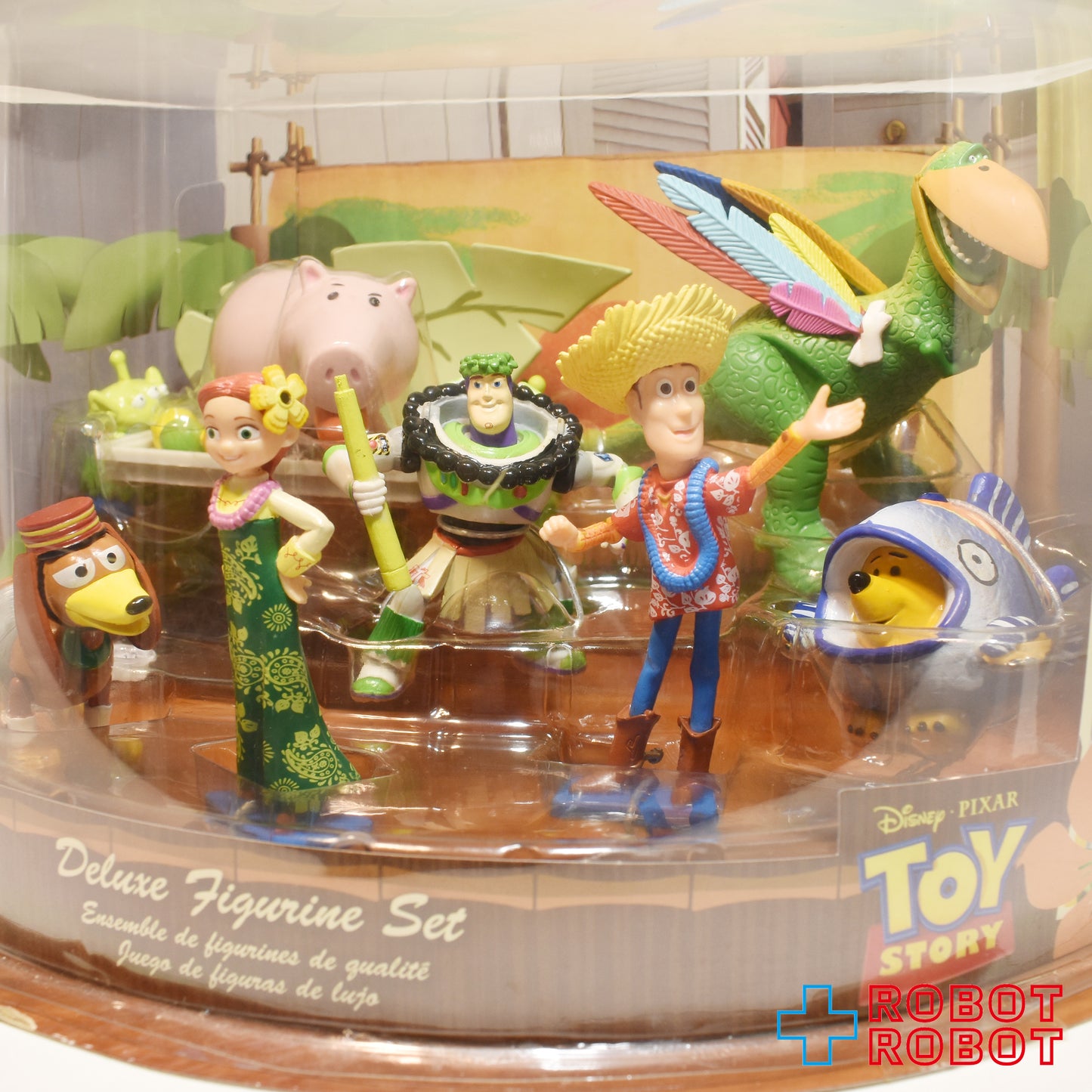 ディズニーストア トイ・ストーリー ハワイアン・バケーション デラックス フィギュアリン セット 箱入