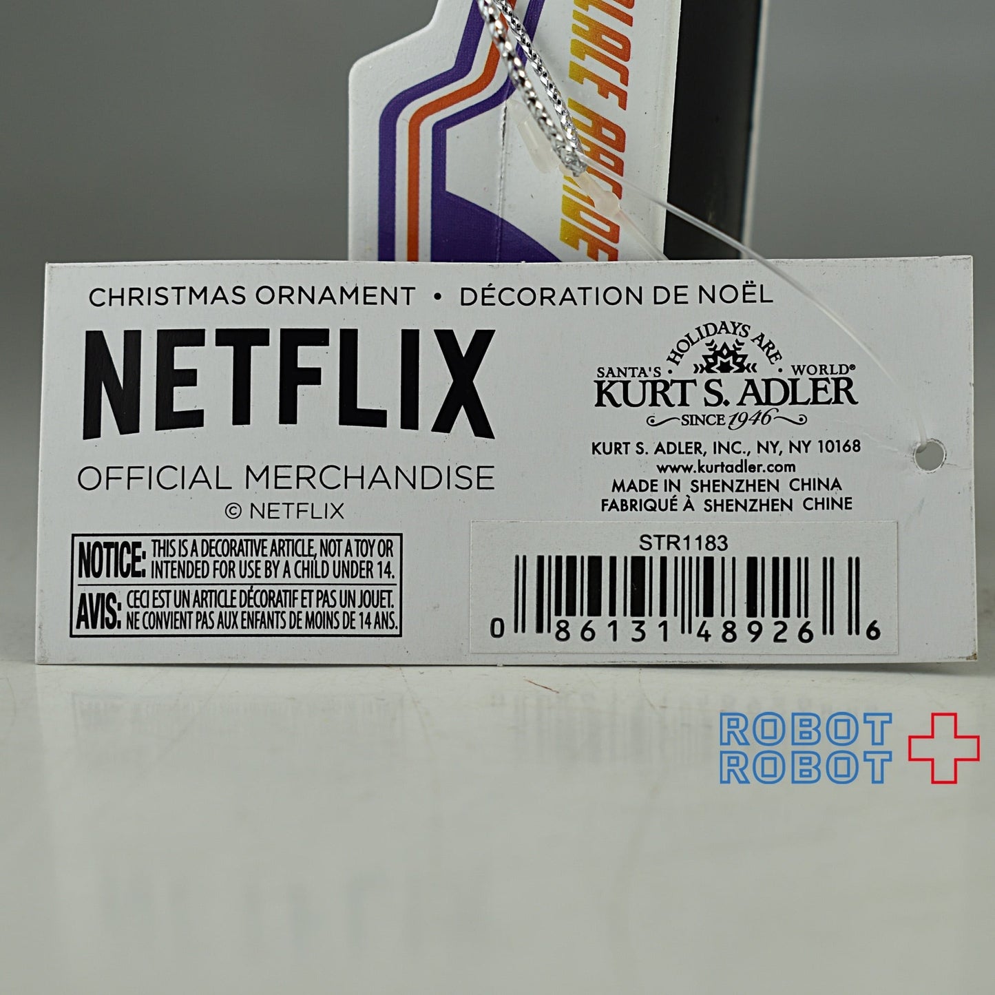 ストレンジャーシングス オーナメント アーケードゲーム ※難あり