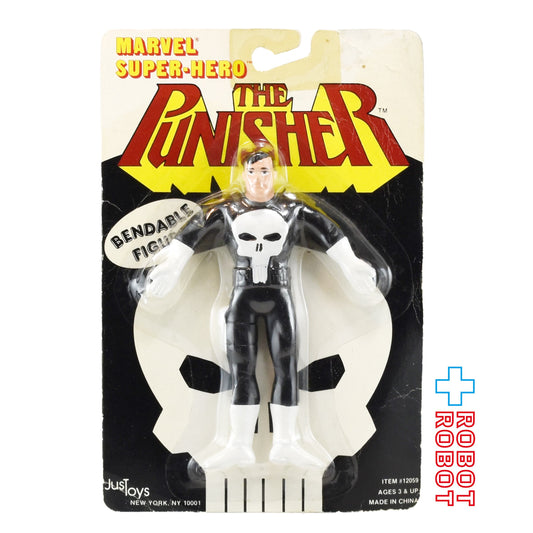 ジャストイズ マーベル スーパーヒーロー パニッシャー ベンダブル フィギュア 1989 未開封