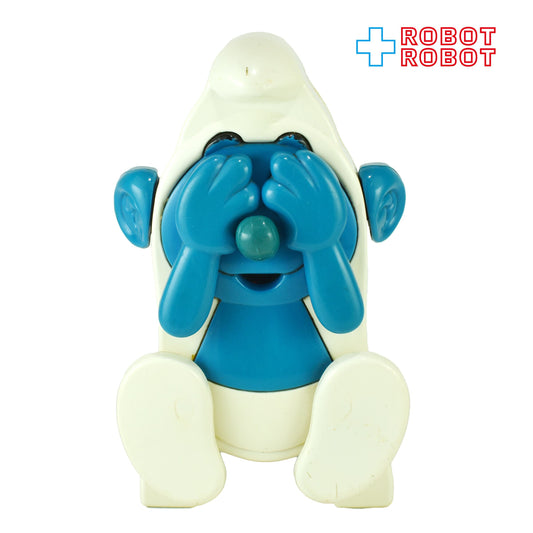 スマーフ ミュージカル ピークアブー いないいないばあ ゼンマイ トイ 1983