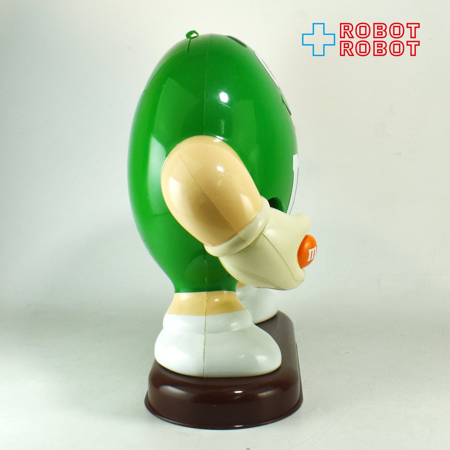 M&M's ディスペンサー グリーン オレンジチョコ持ち エムアンドエムズ