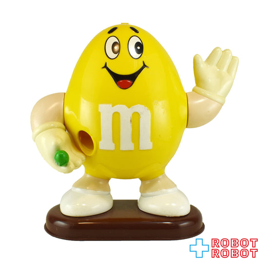 M&M's ディスペンサー イエロー グリーンチョコ持ち エムアンドエムズ