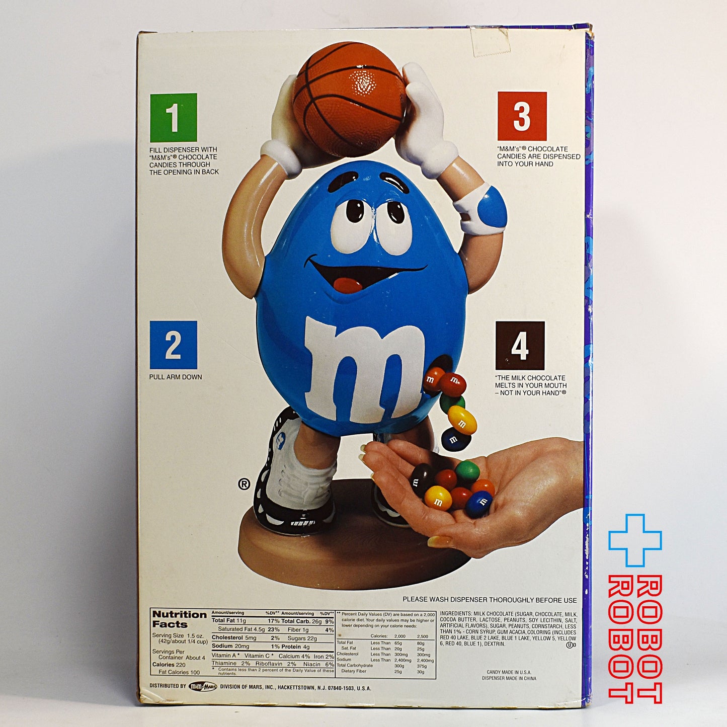 M&M's バスケットボール ディスペンサー エムアンドエムズ 箱付