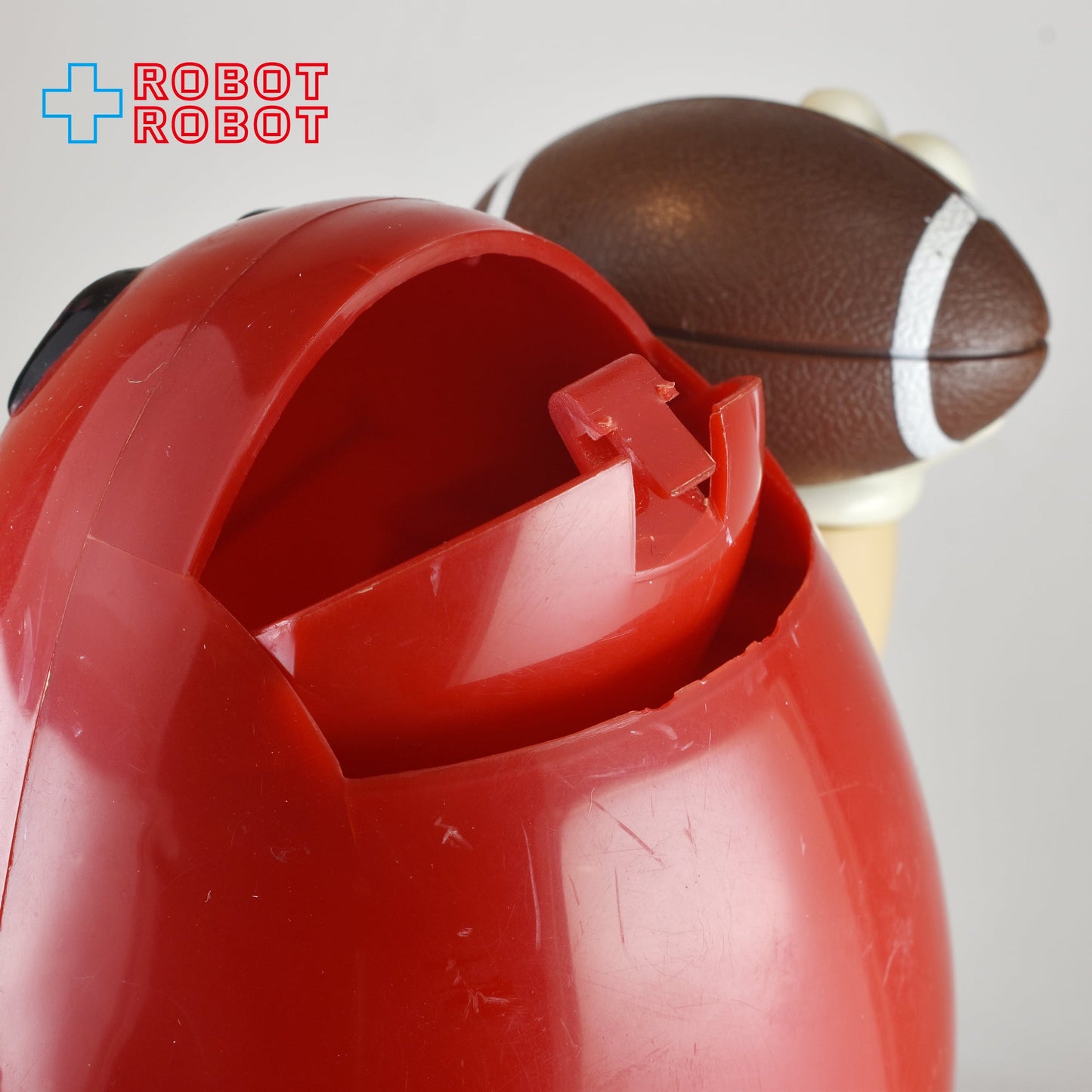 M&M's ディスペンサー レッド アメリカンフットボール エムアンドエムズ ※難あり