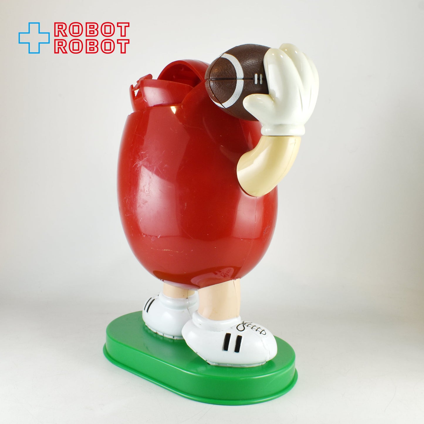 M&M's ディスペンサー レッド アメリカンフットボール エムアンドエムズ ※難あり