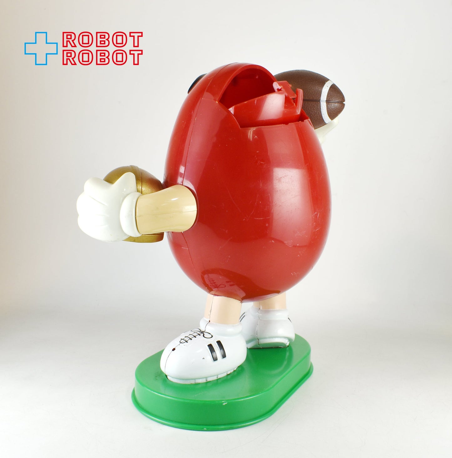 M&M's ディスペンサー レッド アメリカンフットボール エムアンドエムズ ※難あり