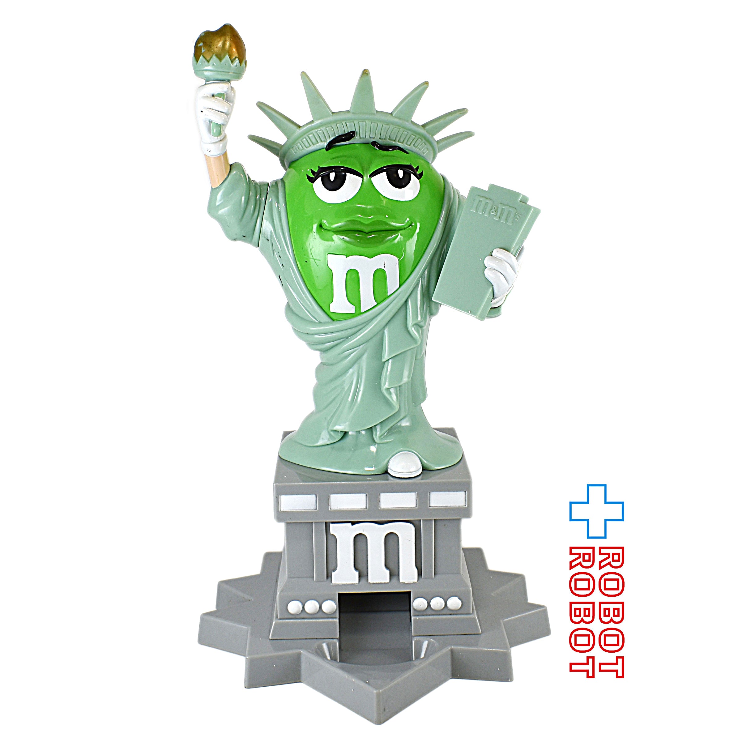 M&M's ディスペンサー グリーン 自由の女神 エムアンドエムズ