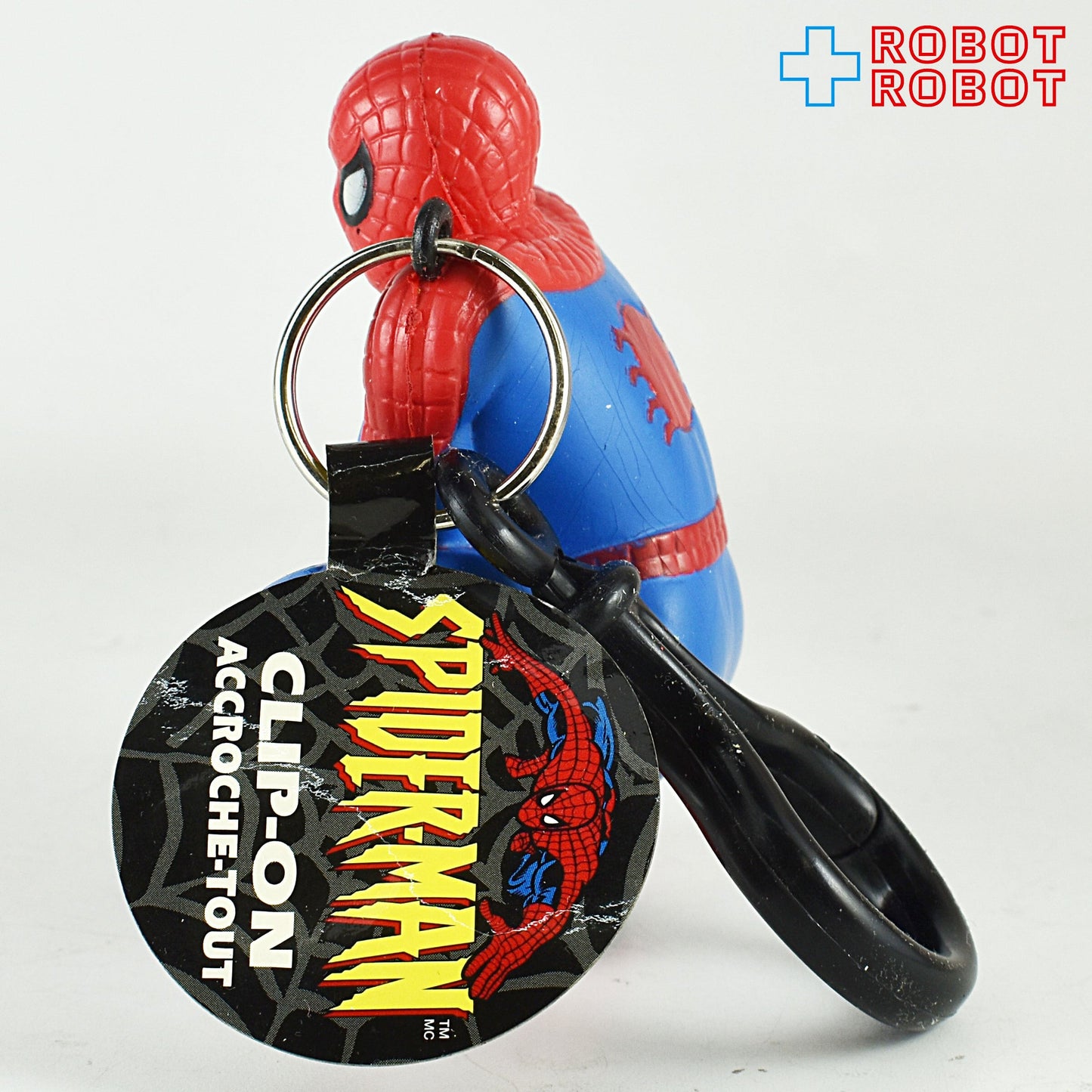 マーベル スパイダーマン スポンジ キーリング 紙タグ付き 2002