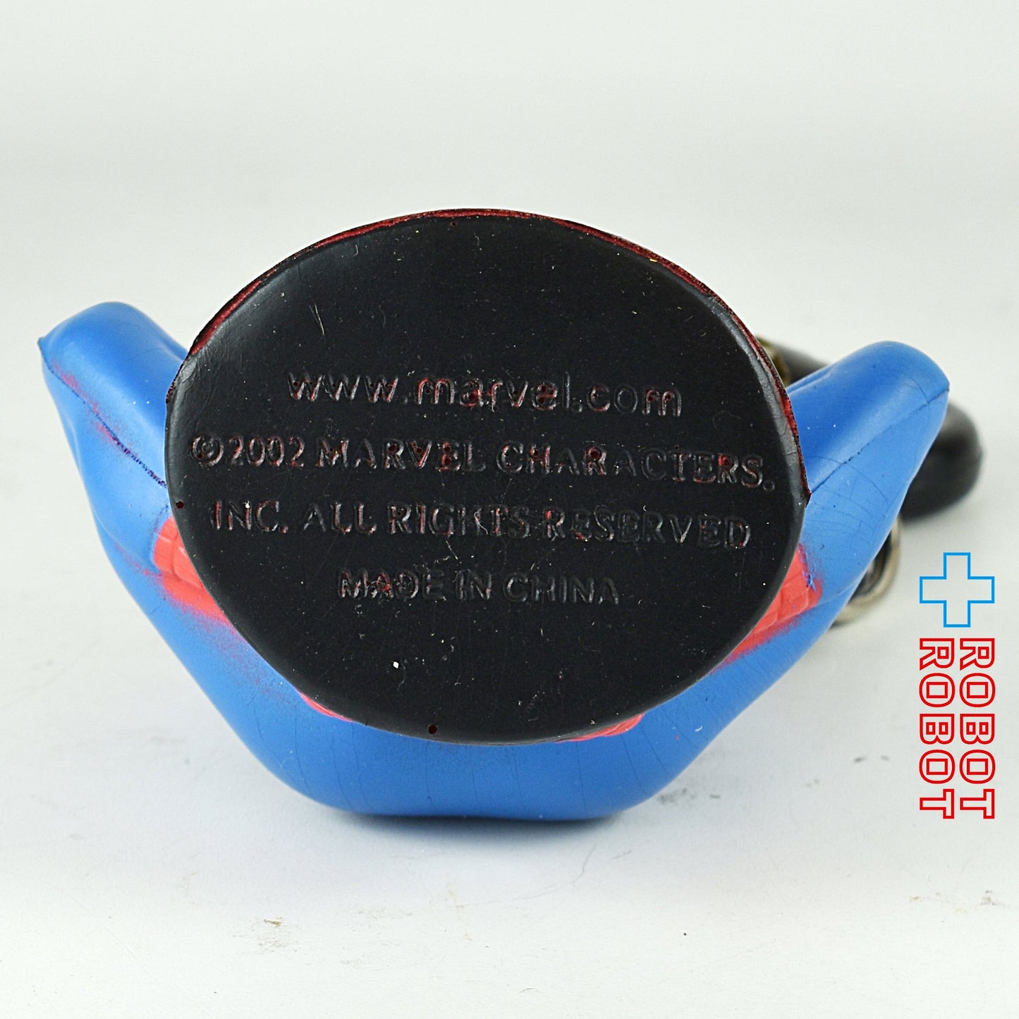 マーベル スパイダーマン スポンジ キーリング 紙タグ付き 2002