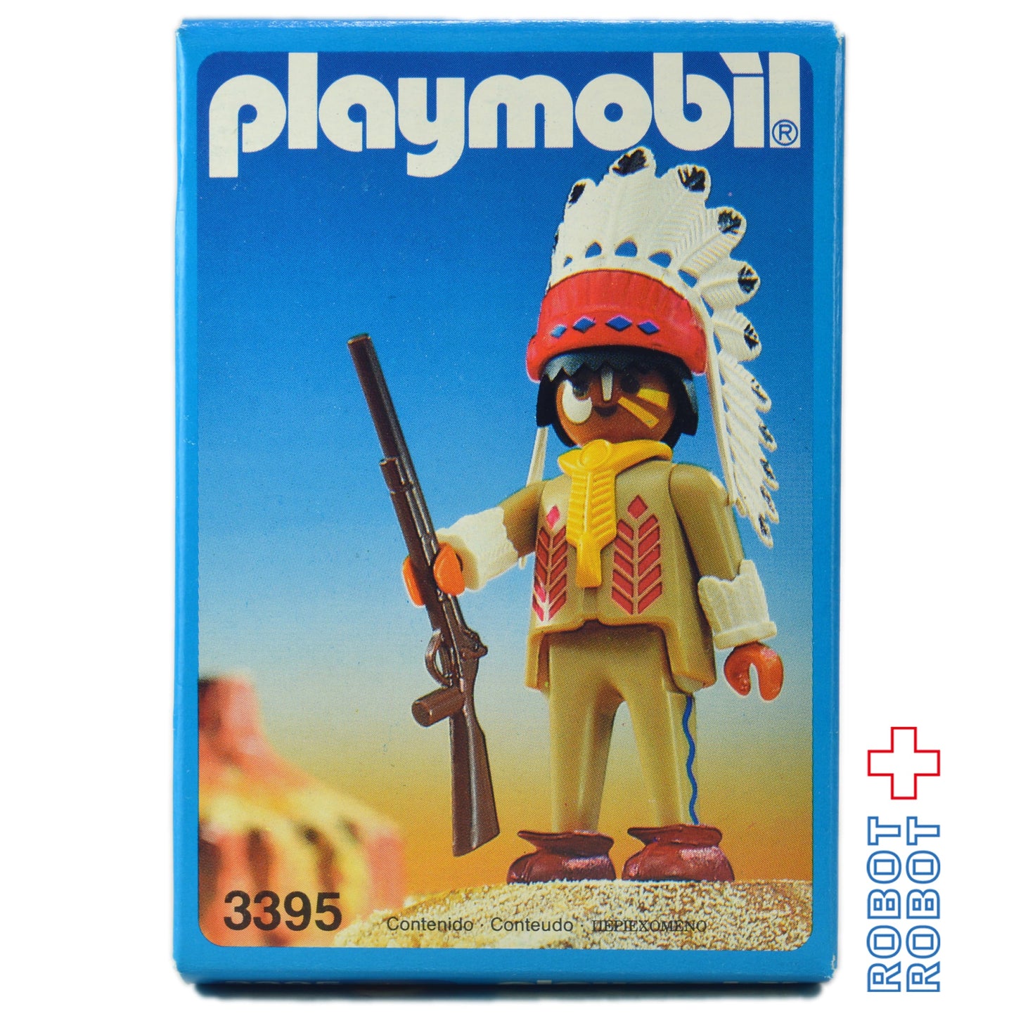 プレイモービル 3395 インディアン酋長 開封箱入 内袋未開封