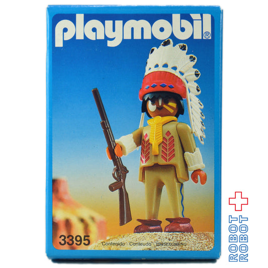プレイモービル 3395 インディアン酋長 開封箱入 内袋未開封
