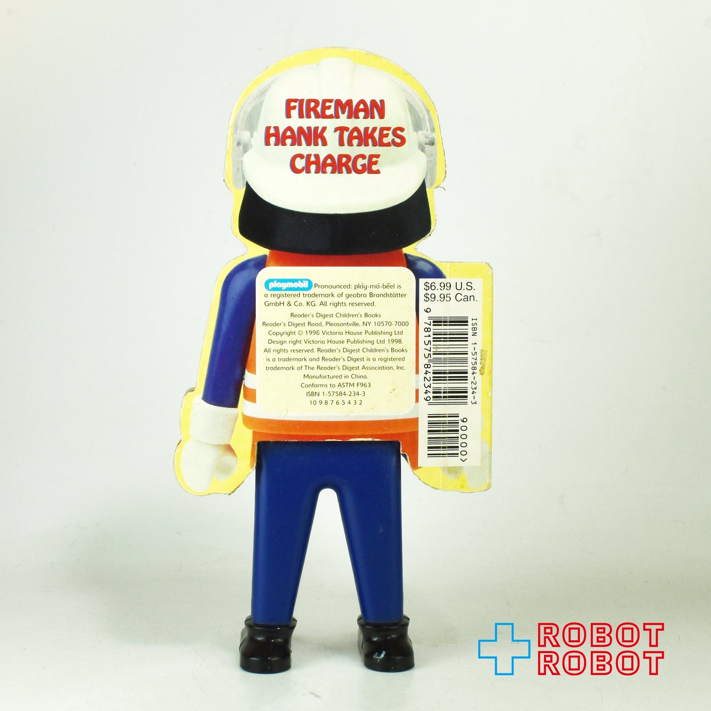 プレイモービル 消防士 フィギュア 絵本 1998
