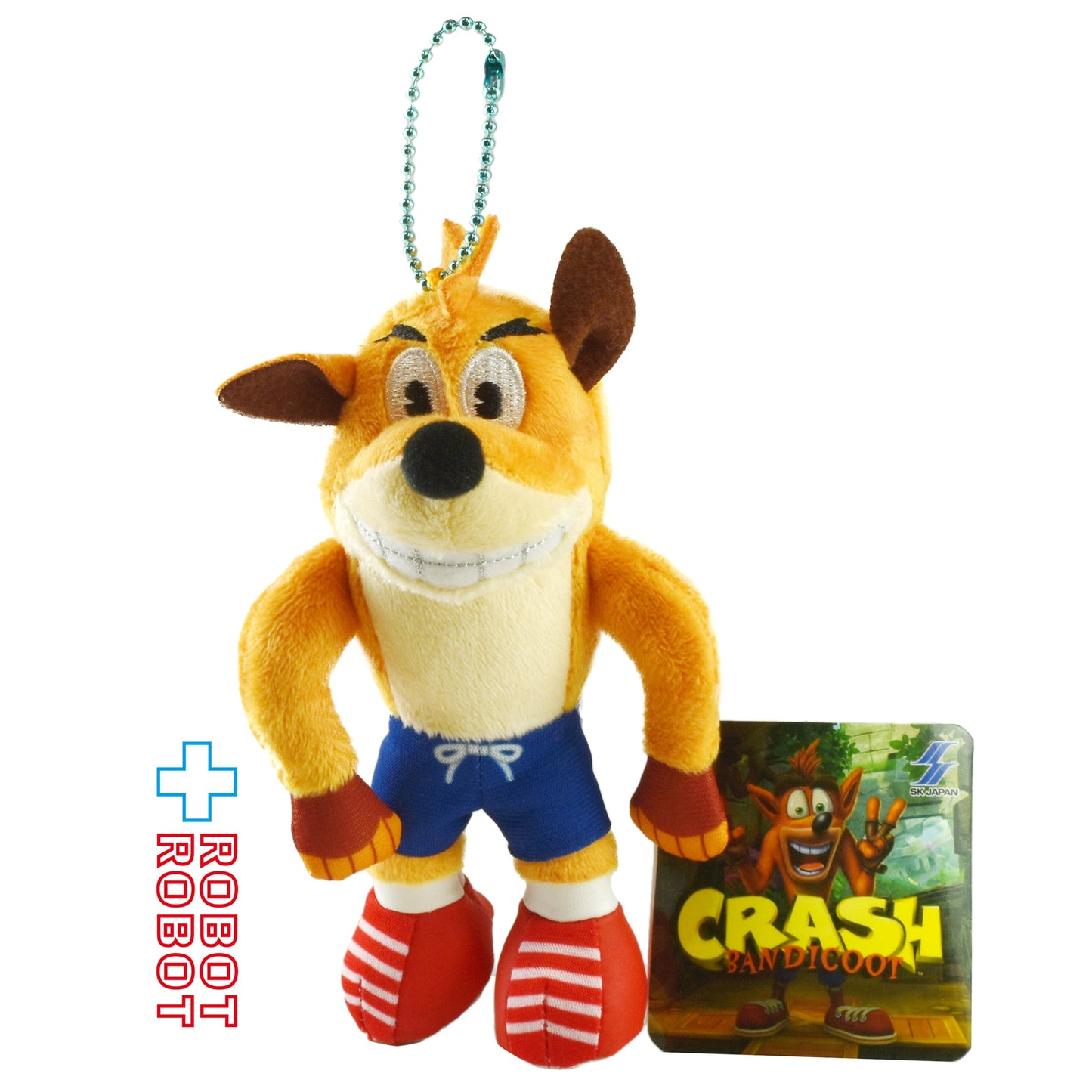 エスケイジャパン クラッシュ・バンディクー マスコット ノーマル顔 ぬいぐるみ 紙タグ付