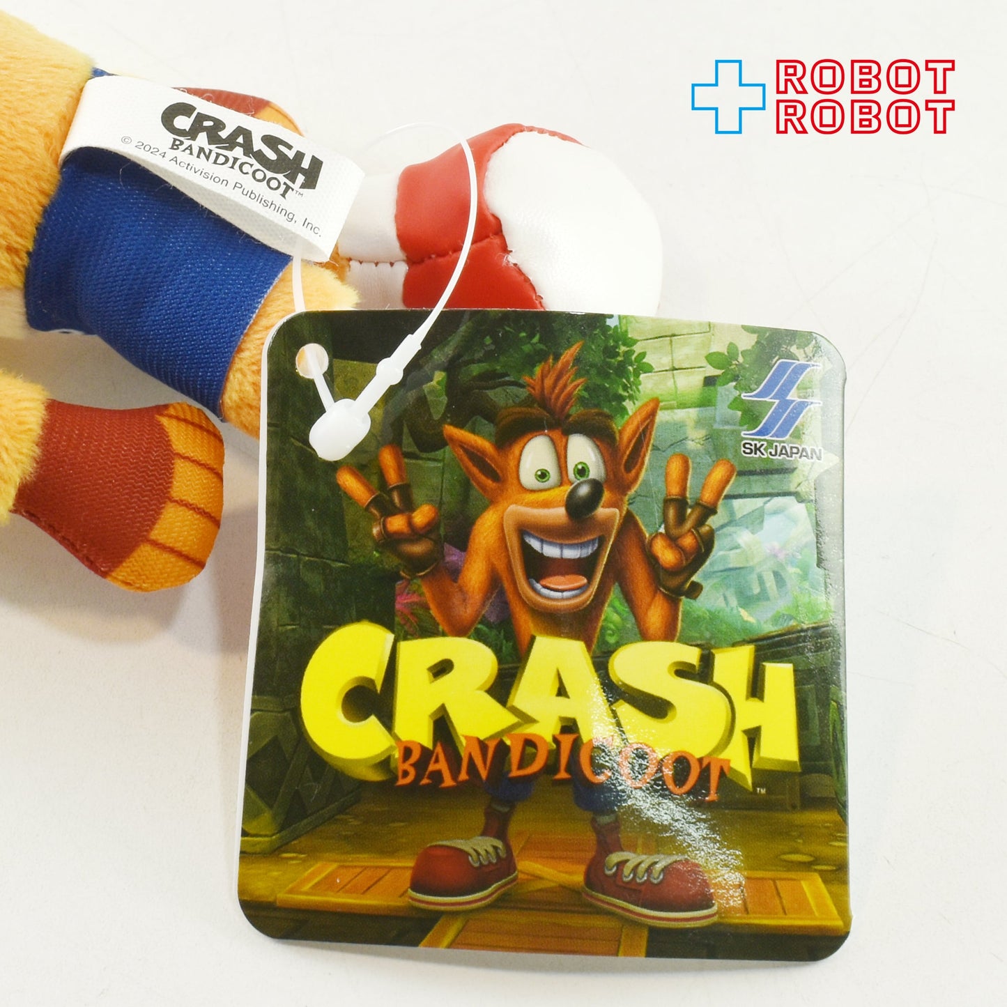 エスケイジャパン クラッシュ・バンディクー マスコット ノーマル顔 ぬいぐるみ 紙タグ付