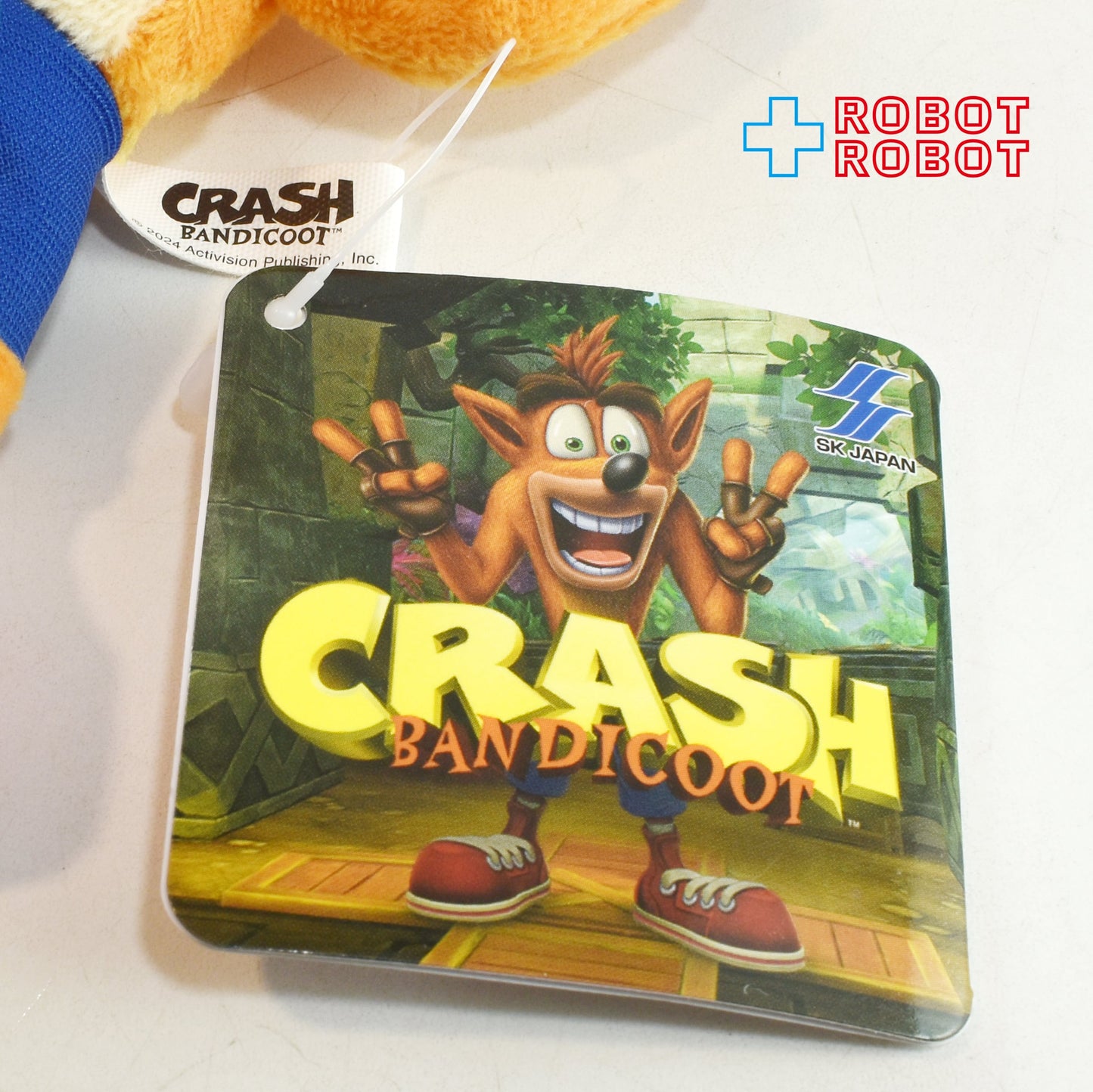 エスケイジャパン クラッシュ・バンディクー マスコット ガッツポーズ ぬいぐるみ 紙タグ付