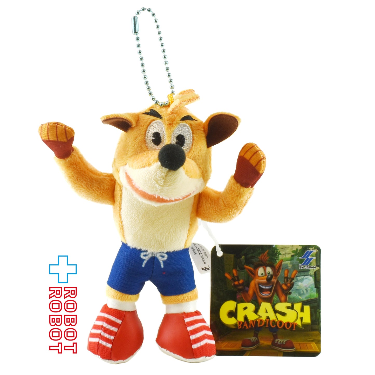 エスケイジャパン クラッシュ・バンディクー マスコット ガッツポーズ ぬいぐるみ 紙タグ付