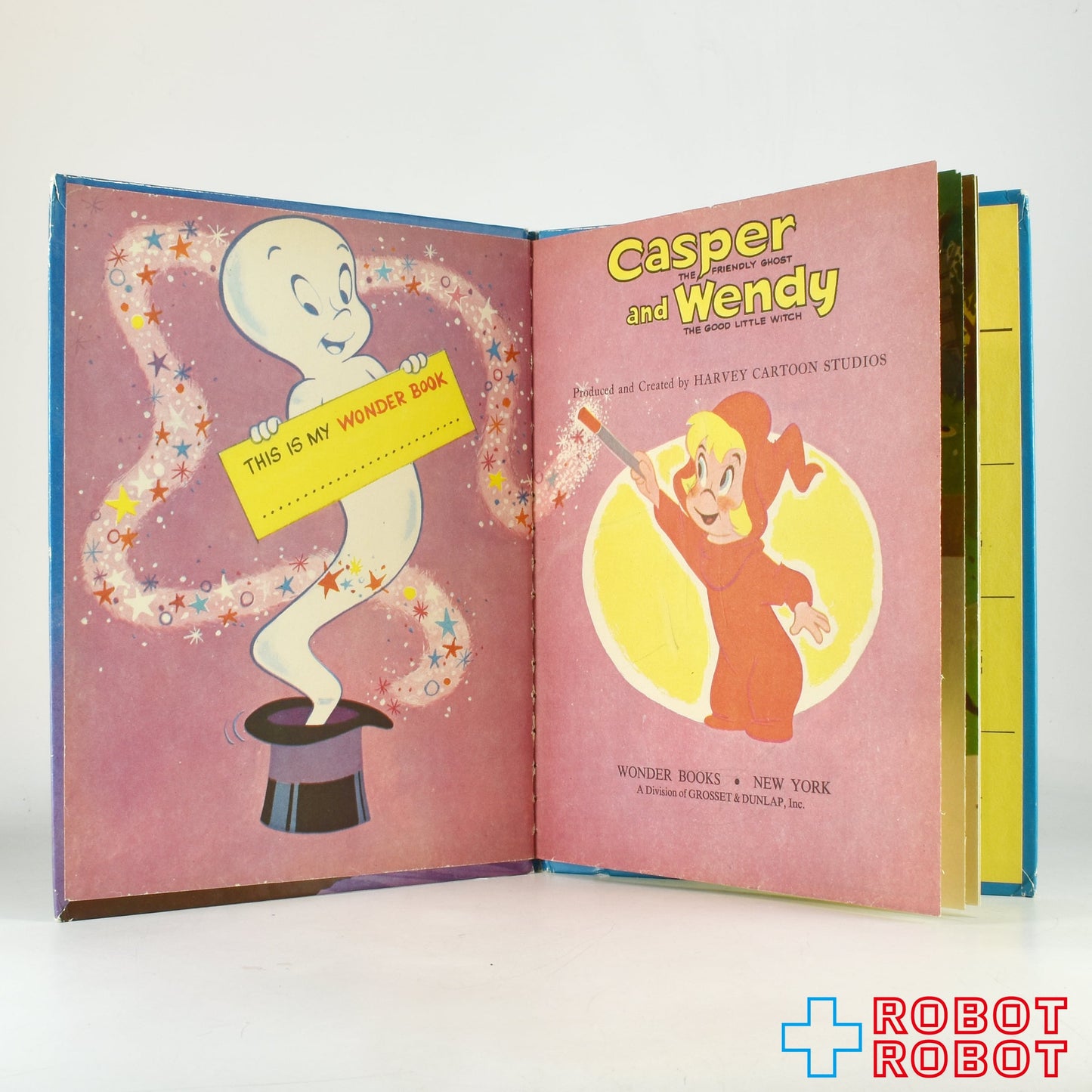 ワンダーブックス社 ” キャスパー アンド ウェンディ ”  ピクチャーブック 絵本 1980