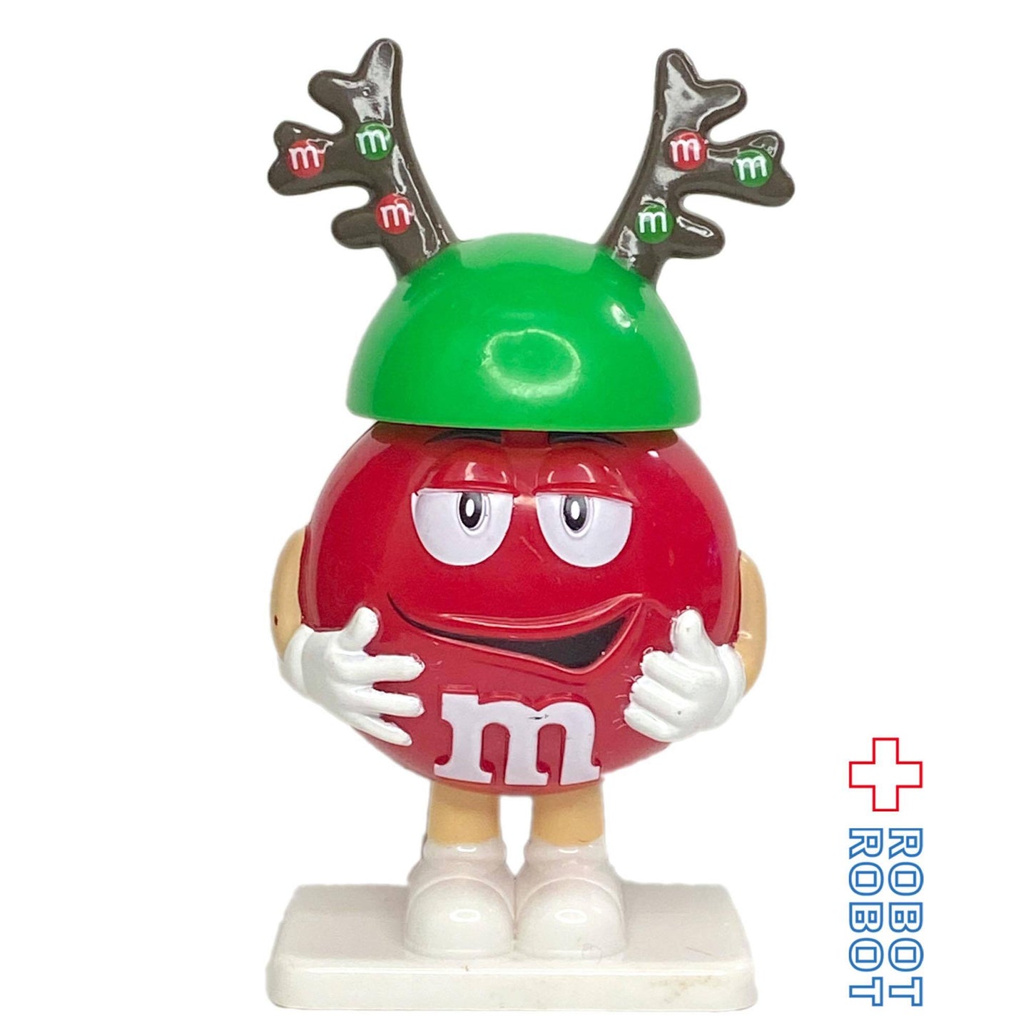 M&M's ミニディスペンサー フィギュア レッド トナカイ ツノ クリスマス