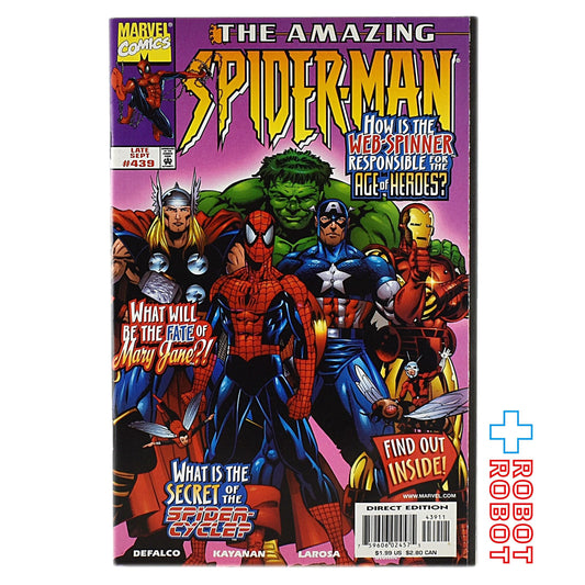 マーベル コミックス アメイジング・スパイダーマン #439 Late Sep 1998
