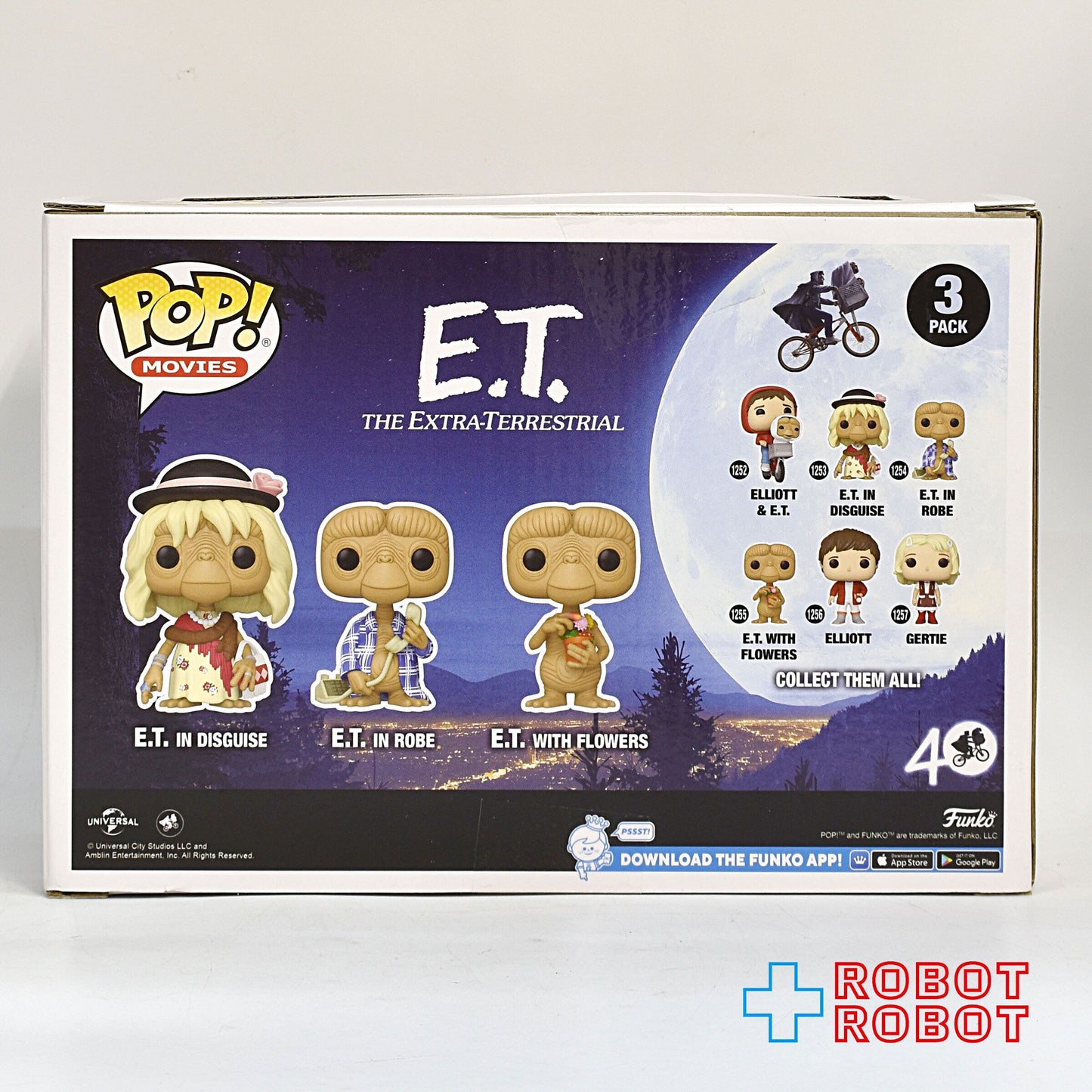 ファンコ POP! E.T. ３体パックビニールフィギュア ウォルマート限定 箱入未開封