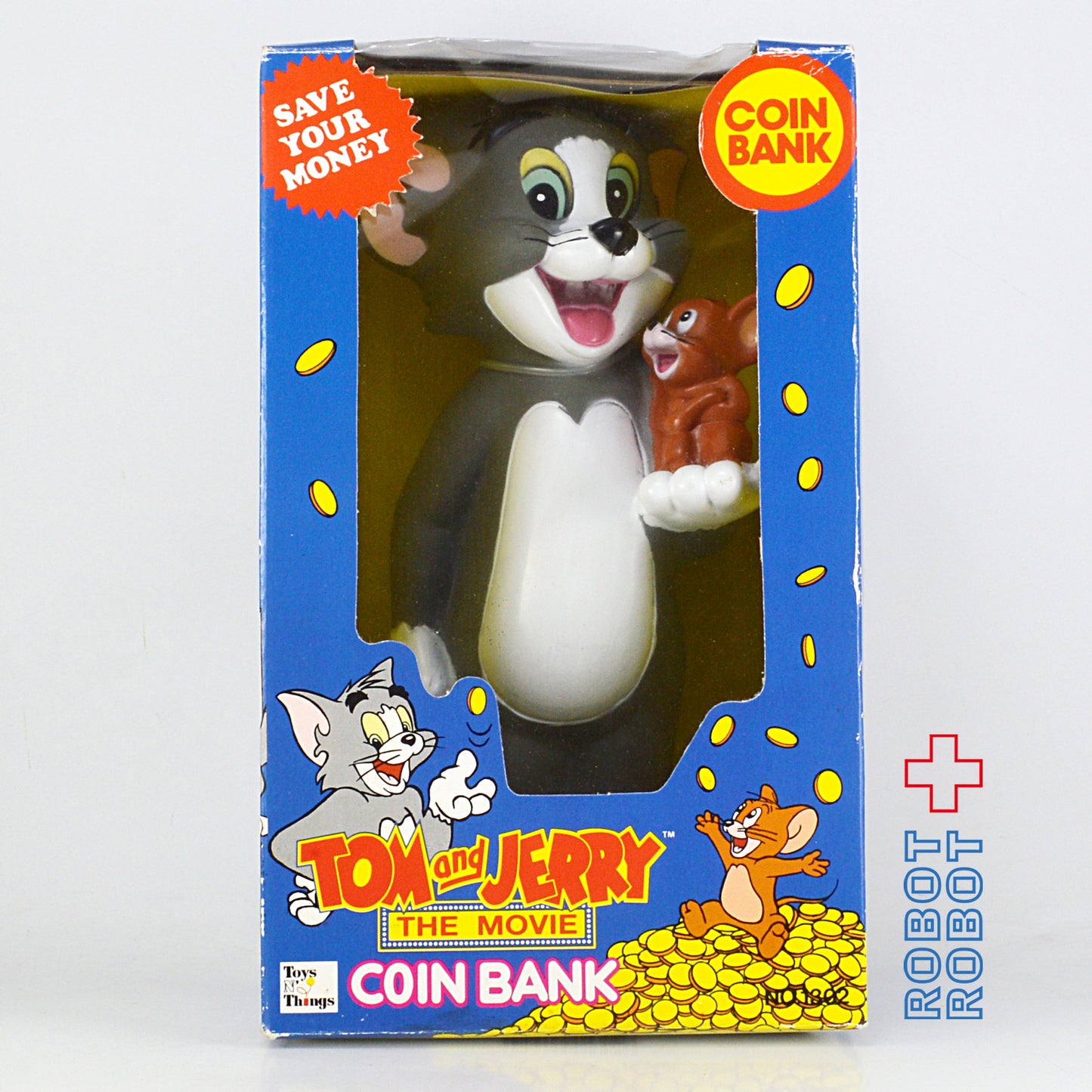 トム＆ジェリー ソフビ貯金箱 バンク フィギュア