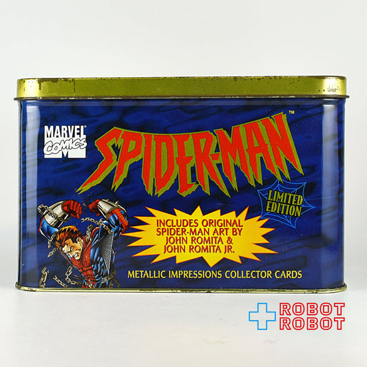 マーベル スパイダーマン メタリック インプレッション コレクター カード 缶入 20枚セット