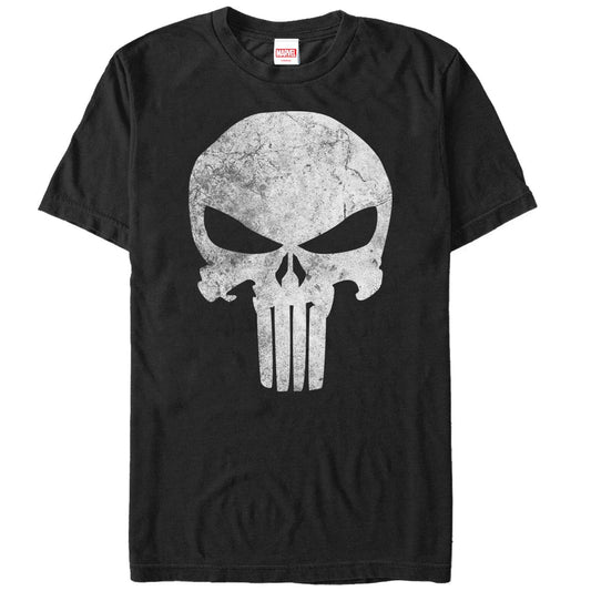 マーベル Tシャツ Marvel Punisher Retro Skull Symbol Black
