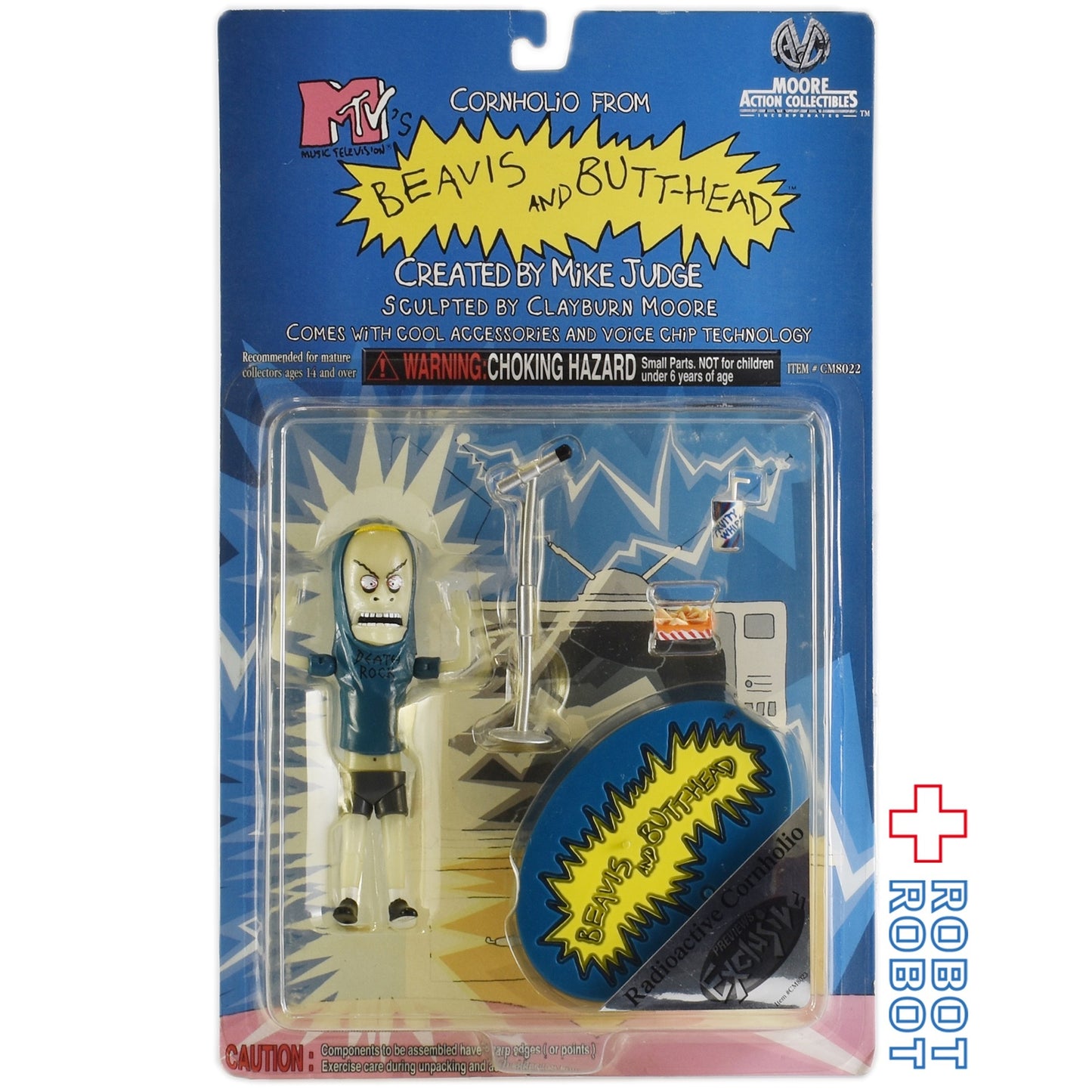 ビーバス & バットヘッド ラジオアクティブ CORNHOLIO アクションフィギュア